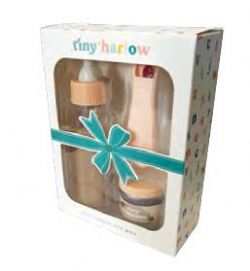 COFFRET DE PURÉE ET BIBERON DE LAIT TINY TUMMIES POUR POUPÉE - CHOCOLAT